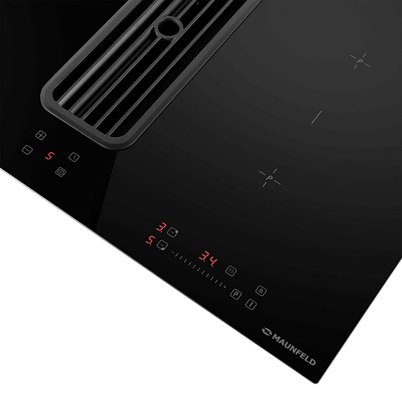 Индукционная варочная панель с интегрированной вытяжкой Maunfeld AVSI804SBH preview 6