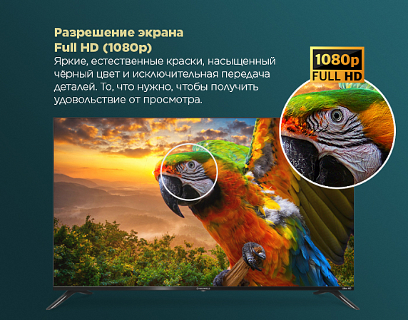 Телевизор Maunfeld MLT43FSX02, Full HD, Яндекс TV, 43" preview 14