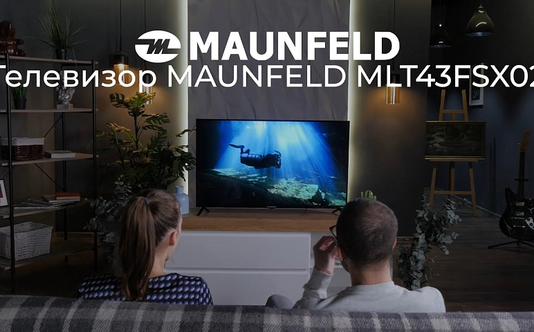 Видеообзор на телевизор MAUNFELD MLT43FSX02