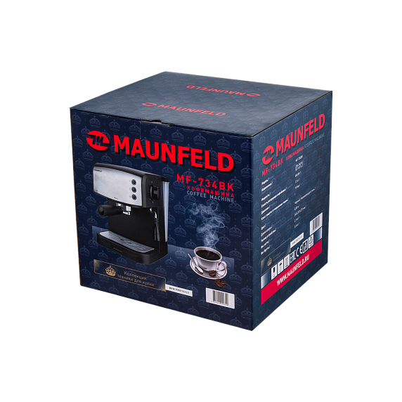 Кофемашина Maunfeld MF-734BK preview 10