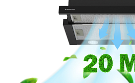 Установка вытяжки Maunfeld VS LIGHT 60 BLACK