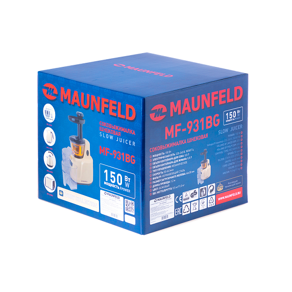Соковыжималка шнековая Maunfeld MF-931BG preview 9