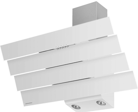 Вытяжка Maunfeld CASCADA QUART 90 WHITE preview 1