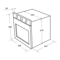 Духовой шкаф Maunfeld EOEH.7611SB