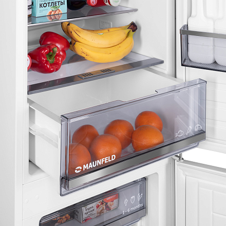 Холодильник Maunfeld MBF177SWGR Inverter preview 8