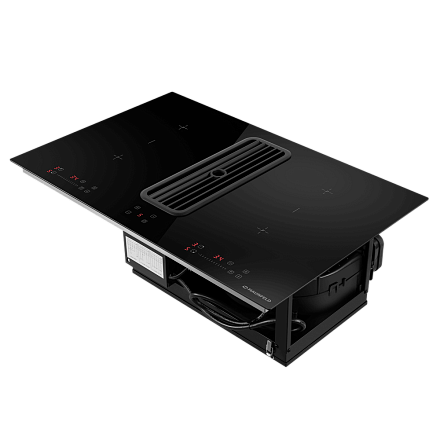 Индукционная варочная панель с интегрированной вытяжкой Maunfeld AVSI804SBH preview 3