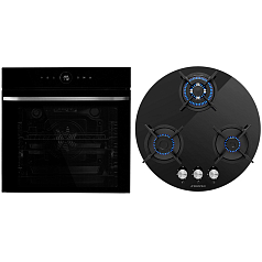 Комплект Maunfeld варочная панель EGHG.43.23CB/G + духовой шкаф EOEH7616B