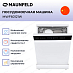 Купить Посудомоечная машина Maunfeld MWF60121W preview 3