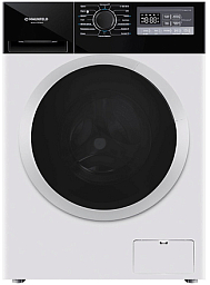 Комплект Maunfeld стиральная машина MFWM1410STWH03 + сушильная машина MFDM168WH03B + соединительный элемент WM-SK03
