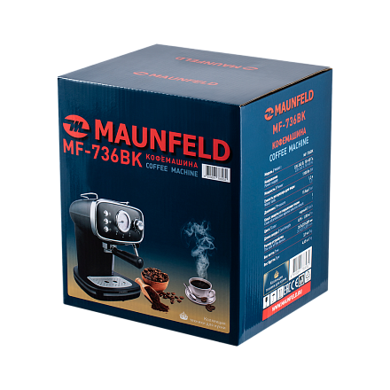 Кофемашина Maunfeld MF-736BK preview 13