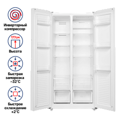 Холодильник Maunfeld MFF177NFWE