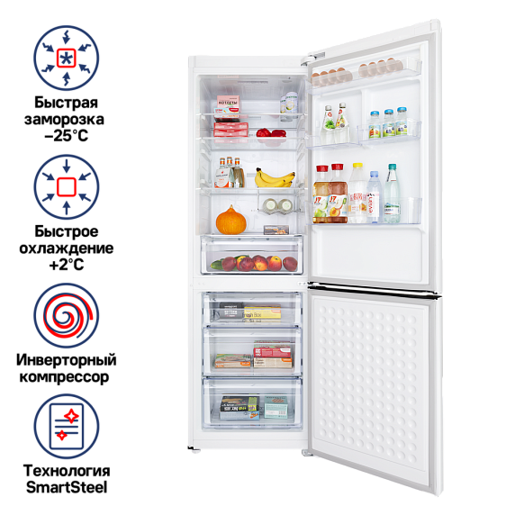 Холодильник Maunfeld MFF187NFIW10 preview 2