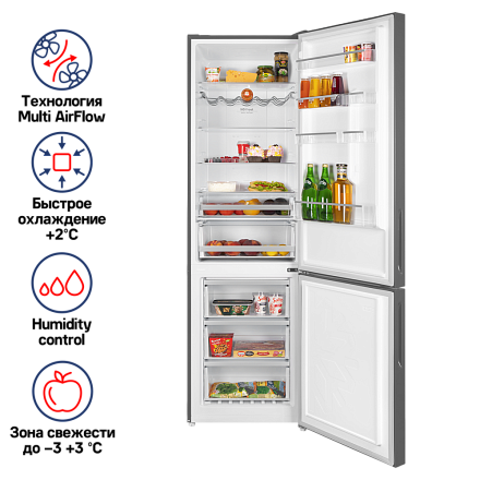 Холодильник Maunfeld MFF200NFSE preview 2