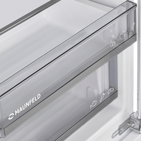 Холодильник Maunfeld MBL177SWGR Inverter preview 5