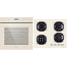 Комплект Maunfeld варочная панель EGHG.64.23CBG/G + духовой шкаф EOEM.769BG