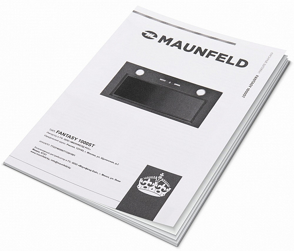 Вытяжка Maunfeld Fantasy 1000ST 60 черное стекло preview 12