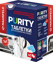 Таблетки для посудомоечных машин Maunfeld Purity all in 1 MDT60PH