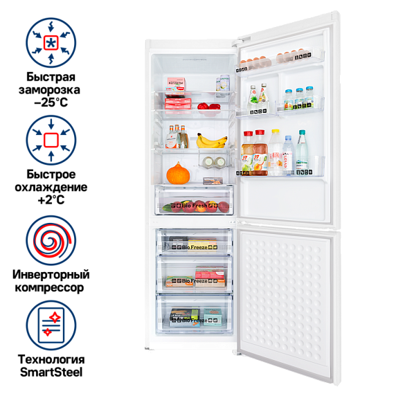 Холодильник Maunfeld MFF195NFIW10 preview 2