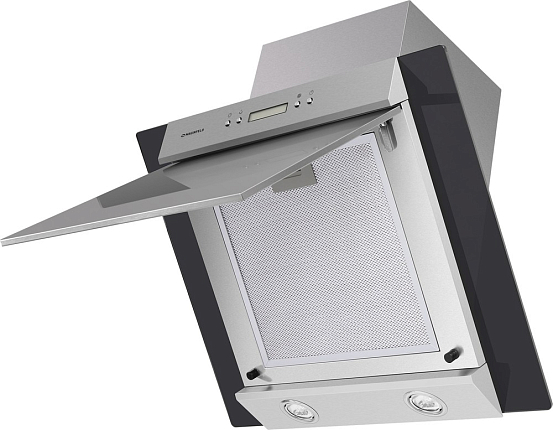 Вытяжка Maunfeld Gloria 60 нержавеющая сталь/черное стекло preview 3