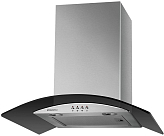 Вытяжка Maunfeld Ancona Plus 60 нержавеющая сталь/чёрное стекло