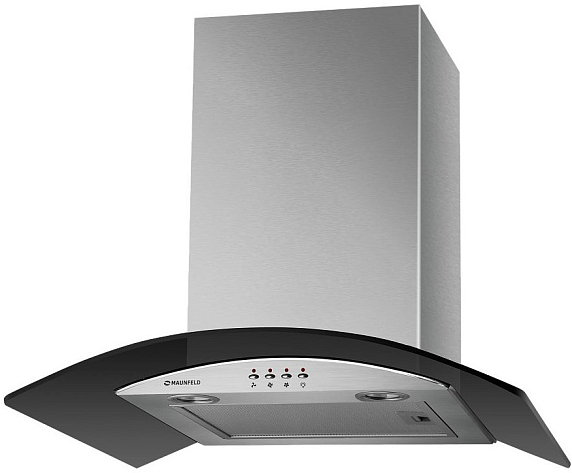 Вытяжка Maunfeld Ancona Plus 60 нержавеющая сталь/чёрное стекло preview 1