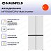 Купить Холодильник Maunfeld MFF190NFDPW Matt Inverter preview 3