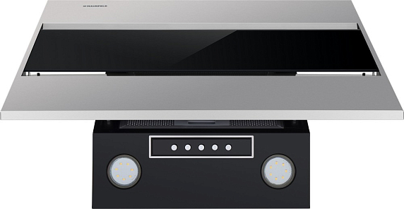 Вытяжка Maunfeld Bridge 50 нержавеющая сталь\черное стекло preview 4