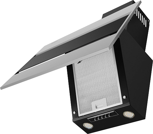 Вытяжка Maunfeld Bridge 60 нержавеющая сталь\черное стекло preview 3