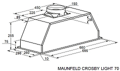 Вытяжка Maunfeld CROSBY LIGHT 70