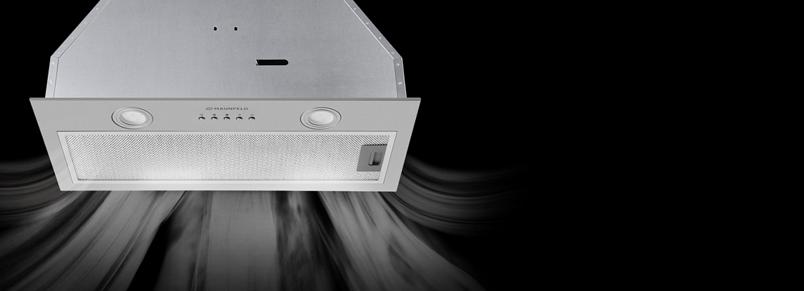 Установка вытяжки Maunfeld TRAPEZE 602M белый