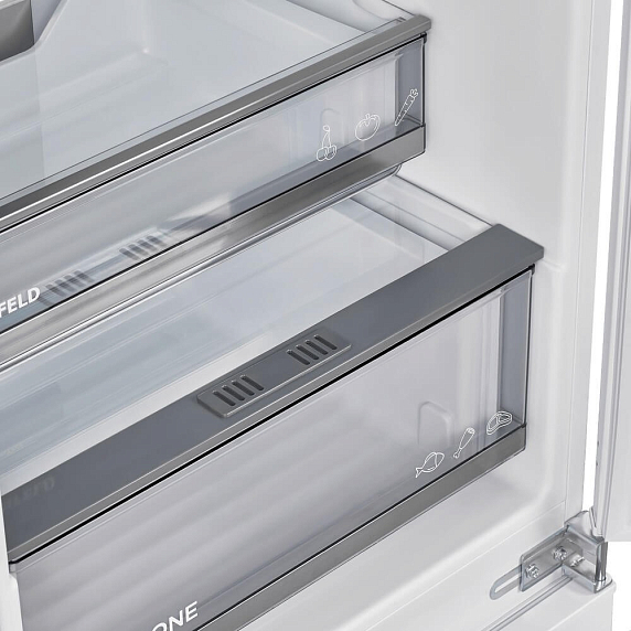 Встраиваемый холодильник Maunfeld MBF17754NFWHGR LUX Inverter preview 5