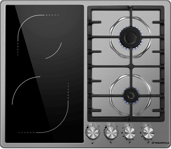 Комбинированная варочная панель Maunfeld EEHS.642VC.3CS/KG preview 1