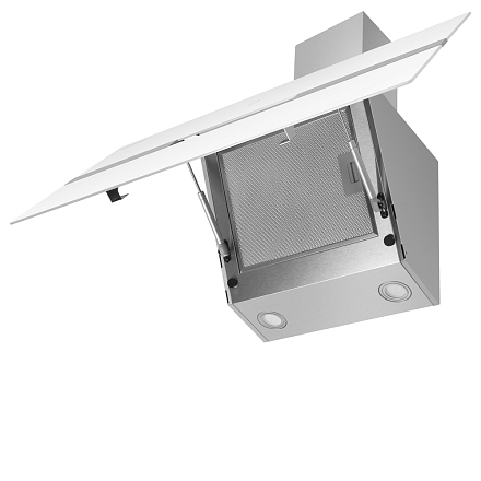 Вытяжка Maunfeld Mersey 90 белый\вставка сатин preview 3