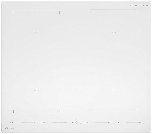 Комплект Maunfeld варочная панель CVI604SBEXWH Inverter + духовой шкаф EOEH.5811W + вытяжка MZR 60 белое стекло preview 4