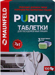 Таблетки для посудомоечных машин Maunfeld Purity all in 1 MDT100ST