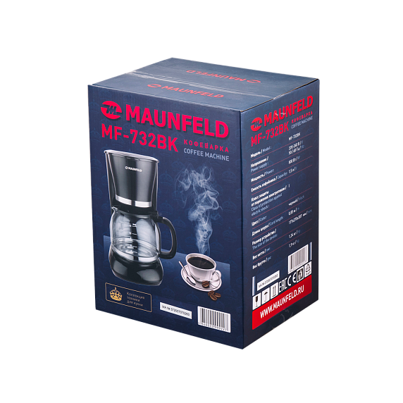 Кофеварка Maunfeld MF-732BK preview 9