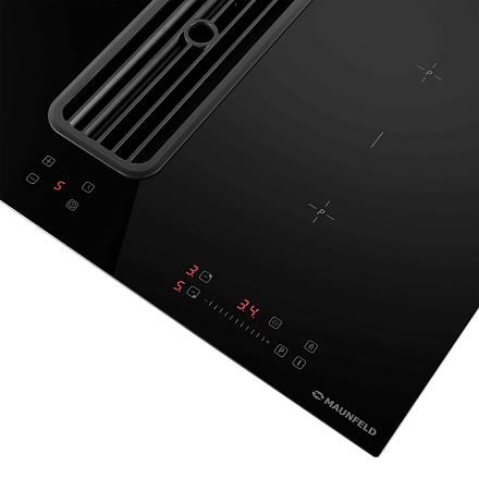 Индукционная варочная панель с интегрированной вытяжкой Maunfeld AVSI804SBH preview 6