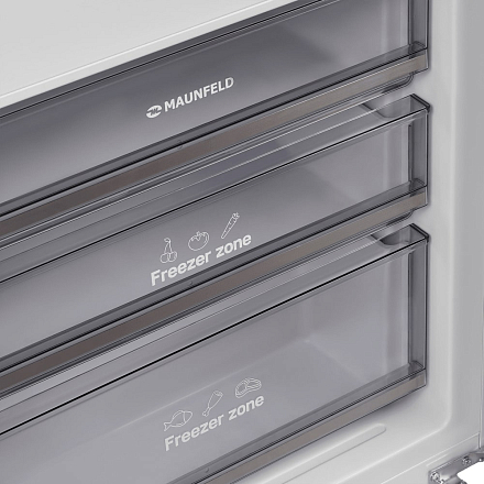 Встраиваемый холодильник Maunfeld MBF19369NFWGR Lux Inverter preview 13