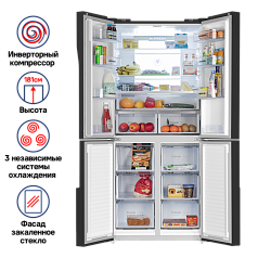 Холодильник Maunfeld MFF181NFB