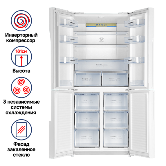 Холодильник Maunfeld MFF181NFW preview 2