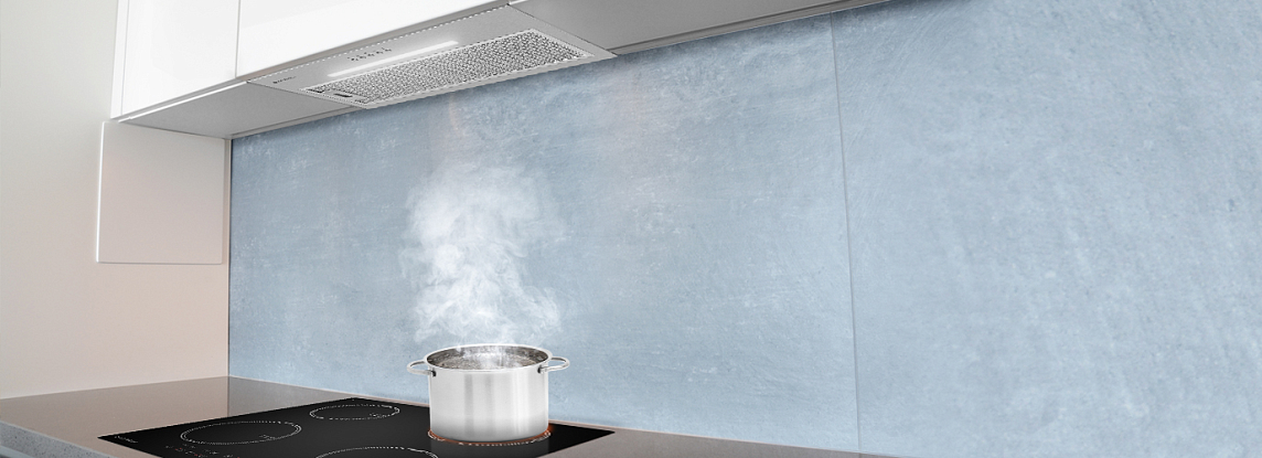 Установка вытяжки Maunfeld TRAPEZE 603EM белый