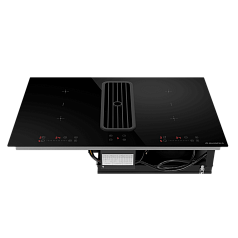 Индукционная варочная панель с интегрированной вытяжкой Maunfeld AVSI804SBH