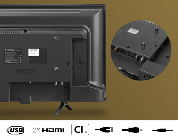 Телевизор Maunfeld MLT24H01, HD, 24" preview 14