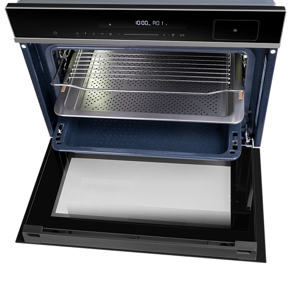 Компактный духовой шкаф с паром Maunfeld MCMO5016STGB preview 4