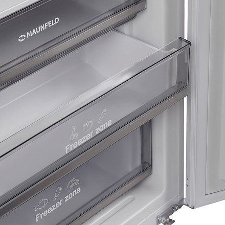 Встраиваемый холодильник Maunfeld MBF19369NFWGR Lux Inverter preview 10