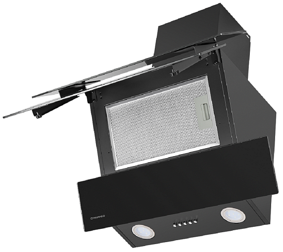 Вытяжка Maunfeld Lacrima Push 60 черный preview 5