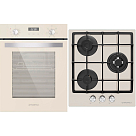 Комплект Maunfeld варочная панель EGHG.43.33CBG/G + духовой шкаф EOEM516BG
