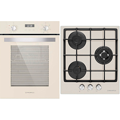 Комплект Maunfeld варочная панель EGHG.43.33CBG/G + духовой шкаф EOEM516BG