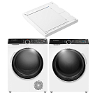 Комплект Maunfeld стиральная машина MFWM1510WH06 + сушильная машина MFDM1410WH06 + соединительный элемент WM-SK