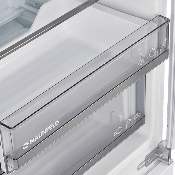 Встраиваемый холодильник Maunfeld MBF17754NFWHGR LUX Inverter preview 12